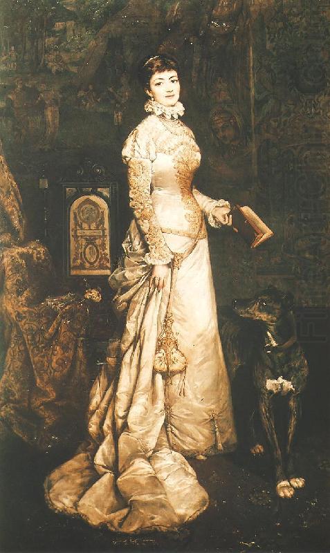The portrait of Helena Modrzejewska, Tadeusz Ajdukiewicz